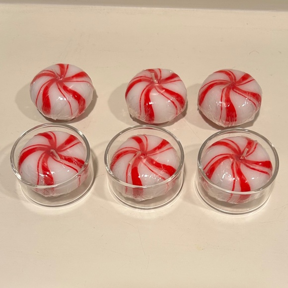 Pottery Barn Candy Mint Gift Set - candles and votive holders - Picture 3 of 4